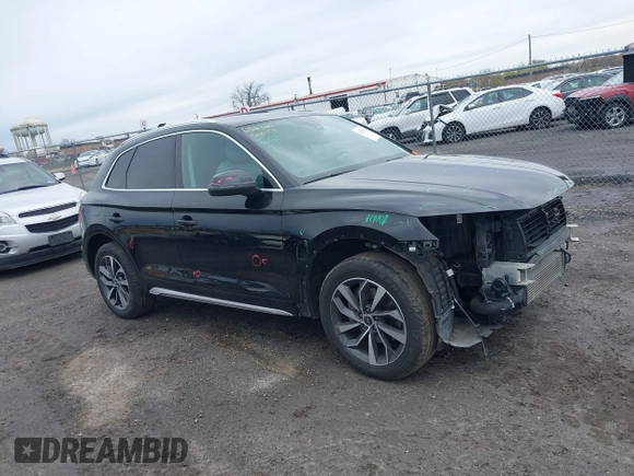 2021 Audi Q5 Premium Plus with VIN WA1BAAFYXM2117064, listed as a IAAI auction lot 42025878 with 75,766 mi miles and . Bid and sale history available at DreamBid. Image 13.