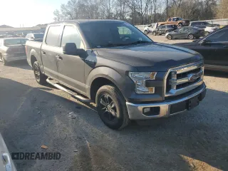 2015 Ford F-150 XL with VIN 1FTEW1CF6FKD44617, listed as a Copart auction lot 48336505 with 124,100 mi miles and Salvage Title. Bid and sale history available at carsss.com. Image 4.