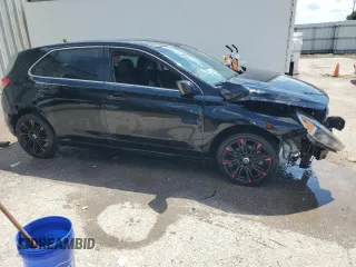 2018 Hyundai Elantra GT with VIN KMHH35LE7JU009993, listed as a Copart auction lot 72359604 with 88,335 mi miles and Non Repairable. Bid and sale history available at carsss.com. Image 4.