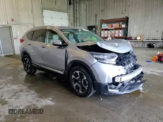 2019 Honda CR-V Touring with VIN 2HKRW2H90KH607364, listed as a Copart auction lot 45844495 with 17,260 mi miles and Salvage Title. Bid and sale history available at carsss.com. Image 14.