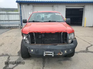 2013 Ford F-150 XL with VIN 1FTFX1EF2DKE90587, listed as a Copart auction lot 54401265 with 217,011 mi miles and Salvage Title. Bid and sale history available at carsss.com. Image 5.