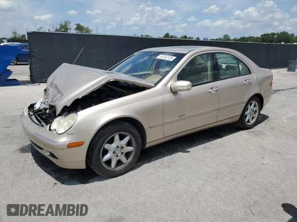 2002 Mercedes-Benz C 230/260/280/320 с VIN WDBRF61J32F155270, выставлен на аукционе Copart как лот 58742125 с пробегом 148 035 миль миль и Списание • Salvage title. История ставок и продаж доступна на DreamBid. Изображение 1.