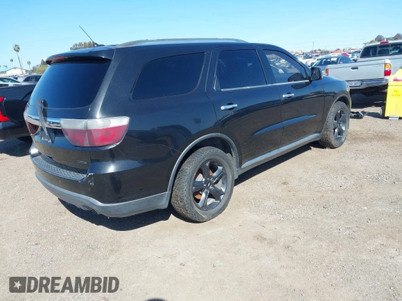 2013 Dodge Durango Crew with VIN 1C4RDHDG6DC508785, listed as a IAAI auction lot 41820911 with 186,359 mi miles. Bid and sale history available at carsss.com. Image 4.