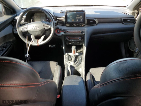 2019 Hyundai Veloster Turbo R-Spec with VIN KMHTH6AB9KU019288, listed as a Copart auction lot 49748385 with 83,732 mi miles and Non Repairable. Bid and sale history available at carsss.com. Image 8.