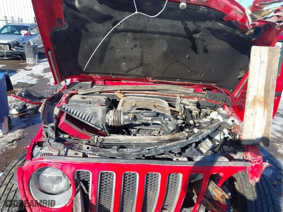 2019 Jeep Wrangler Unlimited Sahara with VIN 1C4HJXENXKW622151, listed as a IAAI auction lot 41331718 with 71,279 mi miles. Bid and sale history available at carsss.com. Image 10.