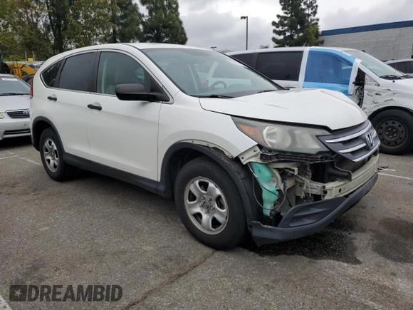 2013 Honda CR-V LX with VIN 5J6RM3H39DL015610, listed as a Copart auction lot 53747435 with 91,432 mi miles and Salvage Title. Bid and sale history available at carsss.com. Image 4.