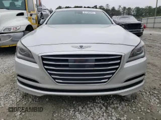 2017 Genesis G80 3.8L with VIN KMHGN4JE4HU172064, listed as a Copart auction lot 81132543 with 126,750 mi miles and Salvage Title. Bid and sale history available at carsss.com. Image 5.