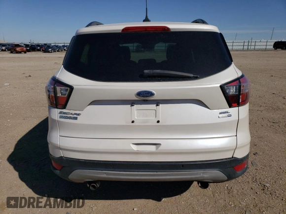 2018 Ford Escape SEL with VIN 1FMCU9HD6JUB52691, listed as a Copart auction lot 49399495 with 107,180 mi miles and Salvage Title. Bid and sale history available at carsss.com. Image 6.