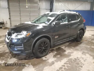 2017 Nissan Rogue SV with VIN 5N1AT2MV7HC768206, listed as a Copart auction lot 87382794 with 79,145 mi miles and Salvage Title. Bid and sale history available at carsss.com. Image 1.