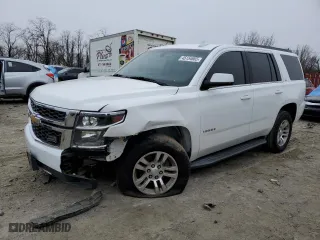 2016 Chevrolet Tahoe LS with VIN 1GNSKAEC7GR371830, listed as a Copart auction lot 45154665 with 98,746 mi miles and Salvage Title. Bid and sale history available at carsss.com. Image 1.