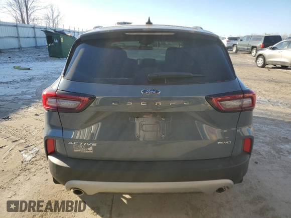 2024 Ford Escape Active with VIN 1FMCU9GN5RUB31353, listed as a Copart auction lot 87050464 with 2,518 mi miles and Salvage Title. Bid and sale history available at carsss.com. Image 6.