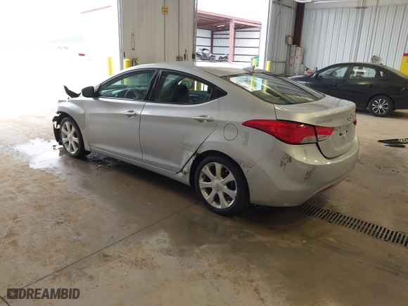 2013 Hyundai Elantra GLS with VIN 5NPDH4AE0DH349227, listed as a IAAI auction lot 41925408 with 142,396 mi miles. Bid and sale history available at carsss.com. Image 3.