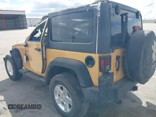 2013 Jeep Wrangler Sport with VIN 1C4AJWAG4DL617356, listed as a IAAI auction lot 41860570 with 30,331 mi miles and . Bid and sale history available at carsss.com. Image 3.