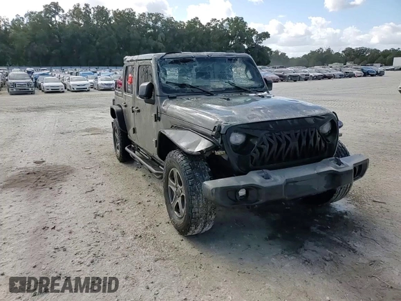 2018 Jeep Wrangler Unlimited Sport z VIN 1C4HJXDNXJW283388, wystawiony jako Copart lot #80480864 z przebiegiem Nie podano mil oraz Nie do naprawy • Non repairable. Historia ofert i sprzedaży dostępna na DreamBid. Obrazek 13.