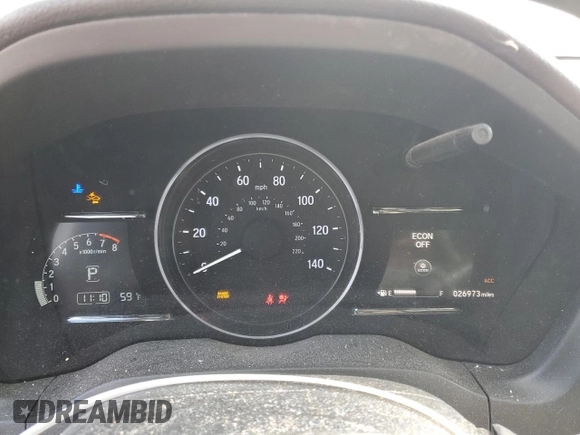 2022 Honda HR-V EX-L with VIN 3CZRU6H78NM731368, listed as a Copart auction lot 75349844 with 26,973 mi miles and Clean Title. Bid and sale history available at DreamBid. Image 9.