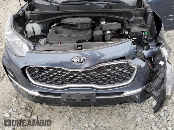 2020 Kia Sportage EX with VIN KNDPNCAC9L7766461, listed as a Copart auction lot 47603845 with 49,607 mi miles and Salvage title. Bid and sale history available at DreamBid. Image 12.