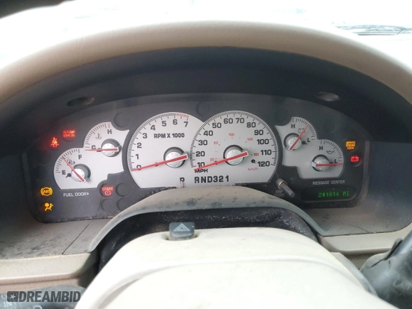 2003 Mercury Mountaineer Convenience with VIN 4M2ZU86K93UJ11852, listed as a Copart auction lot 89218085 with 241,814 mi miles and Salvage Title. Bid and sale history available at carsss.com. Image 9.