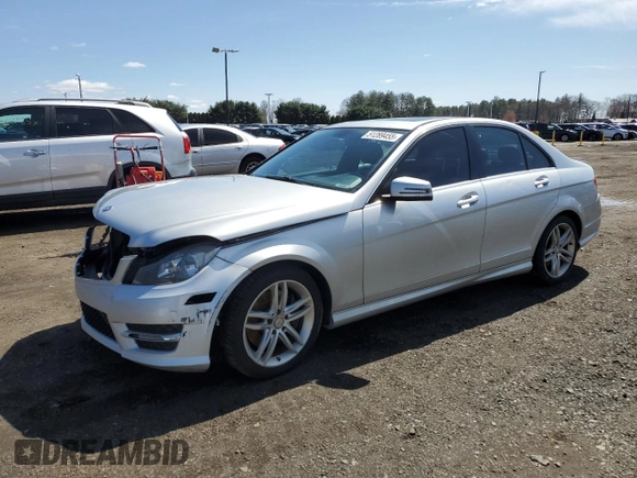 2014 Mercedes-Benz C 300 Sport with VIN WDDGF8AB8EA947600, listed as a Copart auction lot 51289455 with 137,181 mi miles and Salvage Title. Bid and sale history available at DreamBid. Image 1.