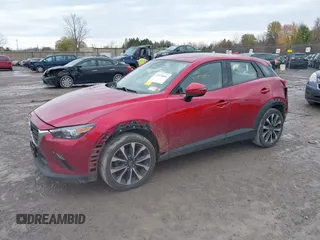 2019 Mazda CX-3 Touring with VIN JM1DKFC78K0449422, listed as a IAAI auction lot 40681707 with 54,106 mi miles. Bid and sale history available at carsss.com. Image 2.