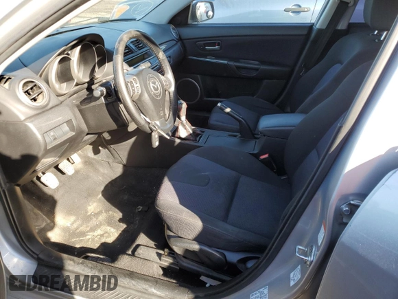 2007 Mazda 3 s Sport with VIN JM1BK323471616395, listed as a Copart auction lot 47838245 with 288,275 mi miles and Salvage Title. Bid and sale history available at carsss.com. Image 7.