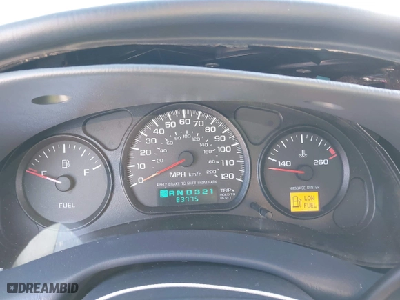 2002 Chevrolet Impala with VIN 2G1WF55EX29115572, listed as a IAAI auction lot 41725584 with 83,775 mi miles. Bid and sale history available at carsss.com. Image 7.
