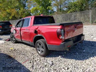 2021 Honda Ridgeline RTL-E with VIN 5FPYK3F79MB011161, listed as a Copart auction lot 67878013 with 0 mi miles and Salvage Title. Bid and sale history available at carsss.com. Image 2.
