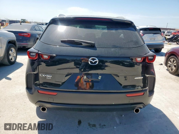 2024 Mazda CX-50 S Select with VIN 7MMVABAM2RN228582, listed as a Copart auction lot 53118945 with 2,192 mi miles and Salvage title. Bid and sale history available at DreamBid. Image 6.