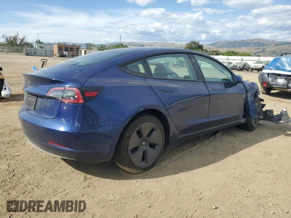 2023 Tesla Model 3 с VIN 5YJ3E1EA2PF606594, выставлен на аукционе Copart как лот 57288255 с пробегом 27 848 миль миль и Списание • Salvage title. История ставок и продаж доступна на DreamBid. Изображение 3.