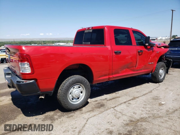 2022 Ram 2500 Tradesman with VIN 3C6UR5CJ2NG305552, listed as a Copart auction lot 63302784 with 91,684 mi miles and Non Repairable. Bid and sale history available at carsss.com. Image 3.