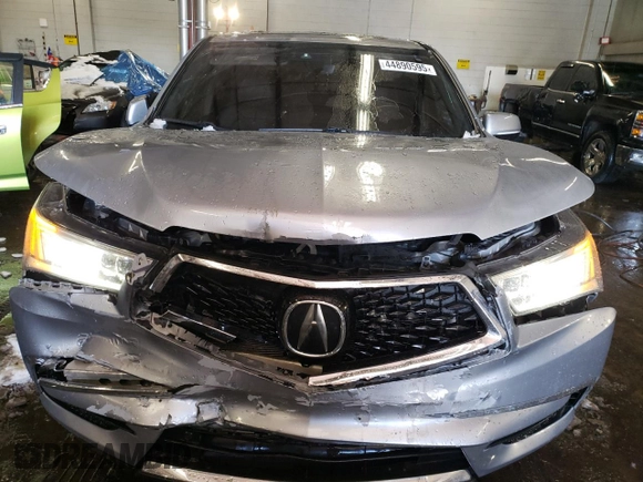 2017 Acura MDX with VIN 5FRYD4H34HB014766, listed as a Copart auction lot 44890595 with 142,849 mi miles and Salvage Title. Bid and sale history available at carsss.com. Image 5.