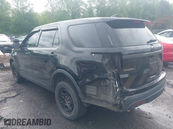 2017 Ford Police Interceptor Utility with VIN 1FM5K8ARXHGD57454, listed as a IAAI auction lot 42233888 with 121,244 mi miles and . Bid and sale history available at DreamBid. Image 3.
