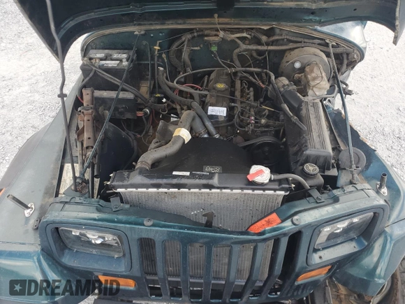 1995 Jeep Wrangler S with VIN 1J4FY19P6SP296140, listed as a Copart auction lot 72147134 with 182,049 mi miles and Salvage Title. Bid and sale history available at carsss.com. Image 13.