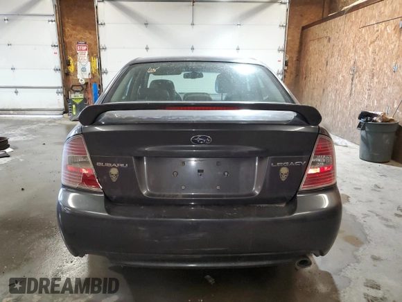 2007 Subaru Legacy Limited with VIN 4S3BL626177208619, listed as a Copart auction lot 49708535 with Not provided miles and Clean title. Bid and sale history available at DreamBid. Image 6.