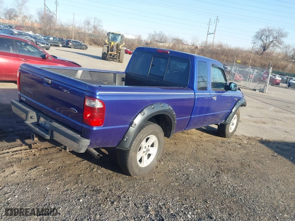 2005 Ford Ranger XLT with VIN 1FTZR45E15PA26369, listed as a IAAI auction lot 41761682 with 115,128 mi miles. Bid and sale history available at carsss.com. Image 4.