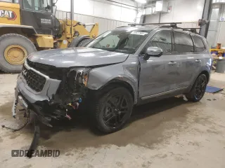2023 Kia Telluride SX Prestige с VIN 5XYP5DGC2PG368708, выставлен на аукционе Copart как лот 46637905 с пробегом 12 089 миль миль и Списание • Salvage title. История ставок и продаж доступна на DreamBid. Изображение 1.