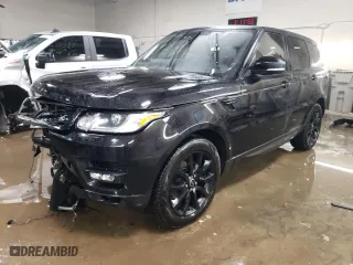 2016 Land Rover Range Rover Sport V6 HSE with VIN SALWR2PF8GA120406, listed as a Copart auction lot 45941765 with 81,806 mi miles and Salvage Title. Bid and sale history available at carsss.com. Image 1.