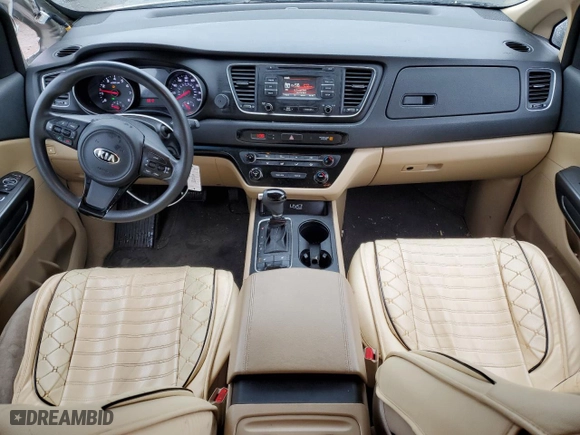 2015 Kia Sedona LX with VIN KNDMB5C17F6066449, listed as a Copart auction lot 86110284 with NaN miles and Salvage Title. Bid and sale history available at carsss.com. Image 8.