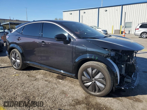 2024 Nissan ARIYA Evolve+ z VIN JN1BF0BA6RM430640, wystawiony jako Copart lot #45597235 z przebiegiem 18 565 mil mil oraz Szkoda całkowita • Salvage title. Historia ofert i sprzedaży dostępna na DreamBid. Obrazek 4.