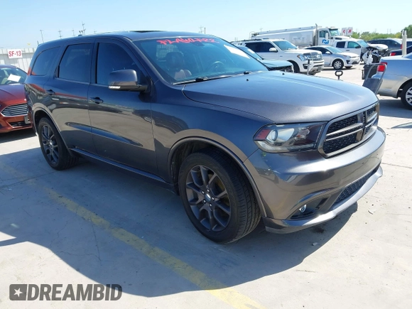 2017 Dodge Durango R/T with VIN 1C4SDJCT7HC678926, listed as a IAAI auction lot 42030357 with 142,084 mi miles and . Bid and sale history available at carsss.com. Image 1.