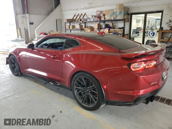 2021 Chevrolet Camaro ZL1 with VIN 1G1FK1R69M0140239, listed as a Copart auction lot 78714864 with 28,416 mi miles and Salvage Title. Bid and sale history available at carsss.com. Image 2.