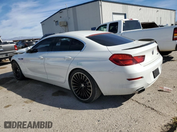 2013 BMW 6 Series 650i with VIN WBA6B2C51DDG66564, listed as a Copart auction lot 44247555 with 89,477 mi miles and Salvage Title. Bid and sale history available at DreamBid. Image 2.