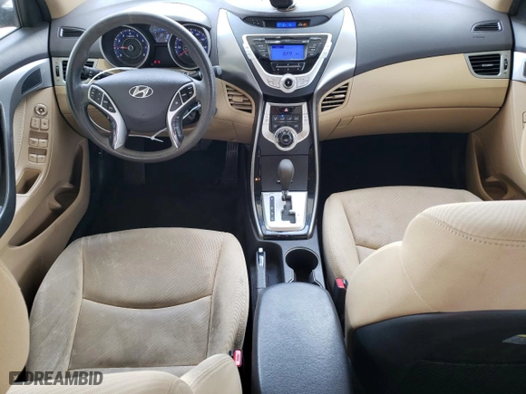 2012 Hyundai Elantra GLS with VIN KMHDH4AE3CU302841, listed as a Copart auction lot 49532255 with 127,808 mi miles and Salvage Title. Bid and sale history available at carsss.com. Image 8.