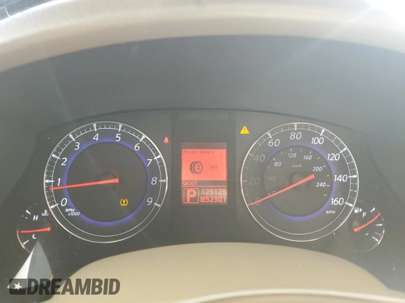 2008 Infiniti EX Journey with VIN JNKAJ09F28M361886, listed as a Copart auction lot 87043644 with 129,125 mi miles and Salvage Title. Bid and sale history available at DreamBid. Image 9.