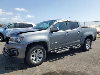2021 Chevrolet Colorado 2WD LT with VIN 1GCGSCEA6M1120123, listed as a Copart auction lot 42838645 with 69,921 mi miles and Salvage Title. Bid and sale history available at carsss.com. Image 1.
