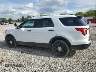 2018 Ford Police Interceptor Utility z VIN 1FM5K8AR0JGA58853, wystawiony jako Copart lot #56120995 z przebiegiem 79 960 mil mil oraz Tytuł czysty. Historia ofert i sprzedaży dostępna na DreamBid. Obrazek 2.