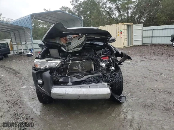 2019 Toyota 4Runner SR5 with VIN JTEBU5JR8K5610916, listed as a Copart auction lot 80855784 with 62,618 mi miles and Salvage Title. Bid and sale history available at carsss.com. Image 10.