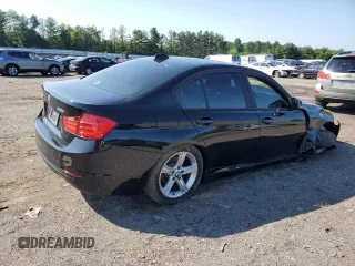 2014 BMW 3 Series 320i xDrive with VIN WBA3C3G57ENS71376, listed as a Copart auction lot 60874995 with Not provided miles and Salvage title. Bid and sale history available at DreamBid. Image 3.