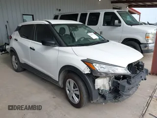 2021 Nissan Kicks S with VIN 3N1CP5BV4ML510992, listed as a IAAI auction lot 41907512 with 59,380 mi miles and . Bid and sale history available at DreamBid. Image 1.