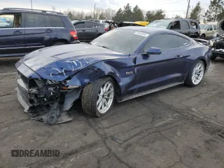 2018 Ford Mustang GT with VIN 1FA6P8CF3J5117537, listed as a Copart auction lot 45485695 with 71,682 mi miles and Salvage Title. Bid and sale history available at carsss.com. Image 1.