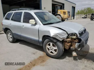 2004 Hyundai Santa Fe GLS with VIN KM8SC13D64U606532, listed as a Copart auction lot 51547445 with 243,144 mi miles and Salvage Title. Bid and sale history available at carsss.com. Image 4.